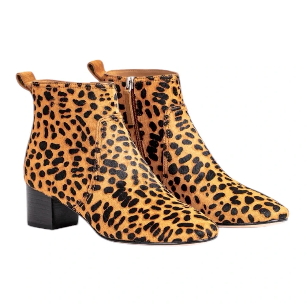 JOHNNY WAS Leopard Heeled Boot - Picture 6 of 8
